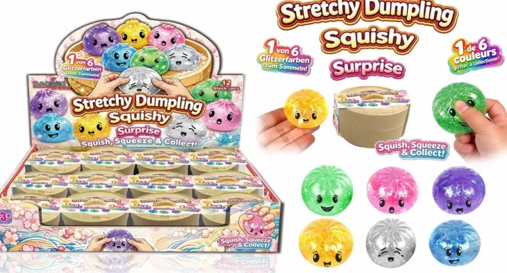 Squeeze dumpling glitter