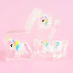 Squeeze ice cube unicorn