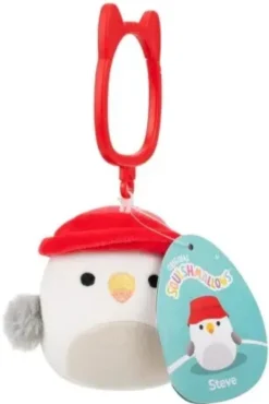 Squishmallows 9 cm clip on steve