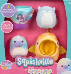 Squishville fishy friends setti