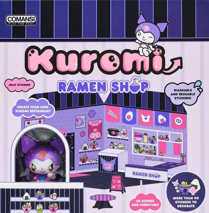 Sticker house kuromi ramen shop