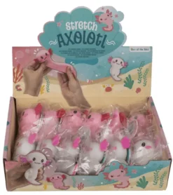Stretch axolotl hiekkatäytteellä