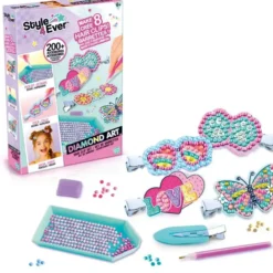 Style 4 ever diamond art hair clip set