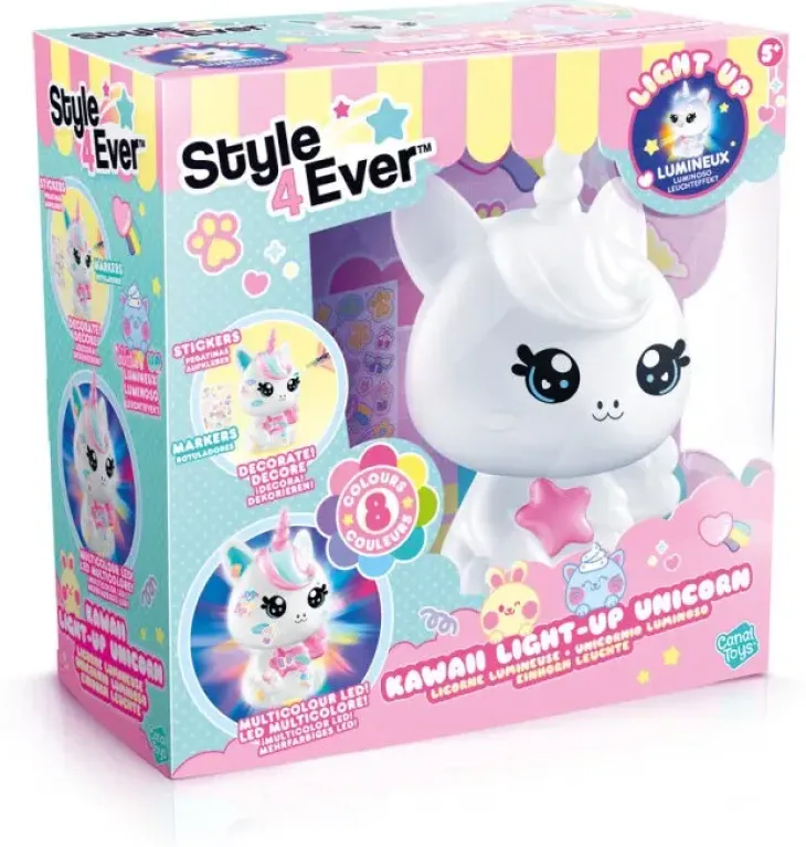 Style 4 ever kawaii light-up unicorn