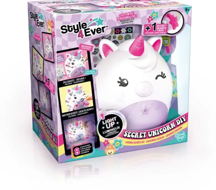 Style 4 ever secret diy unicorn lamppu