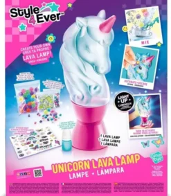 Style 4 ever unicorn laavalamppu diy