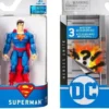 Superman figuuri musta-asu 10cm