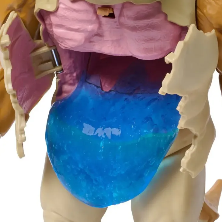 Superman movie kaiju slime battle