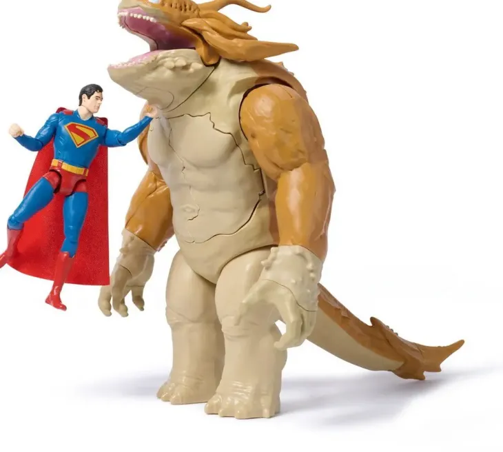 Superman movie kaiju slime battle
