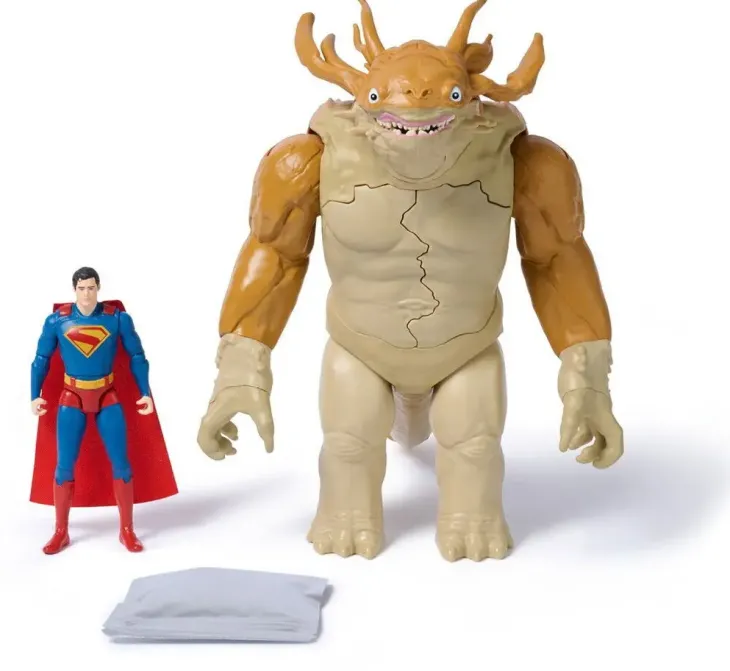 Superman movie kaiju slime battle