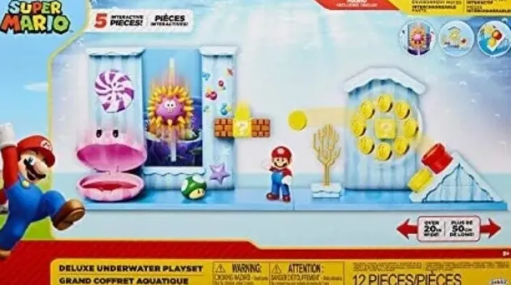 Super mario leikkisetti dlx veden alla