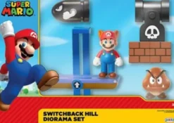 Super mario switchblack hill diorama set