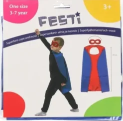 Supersankari naamio ja viitta 70cm