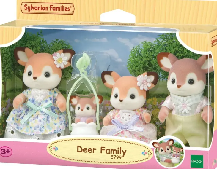 Sylvanian families hirvi perhe