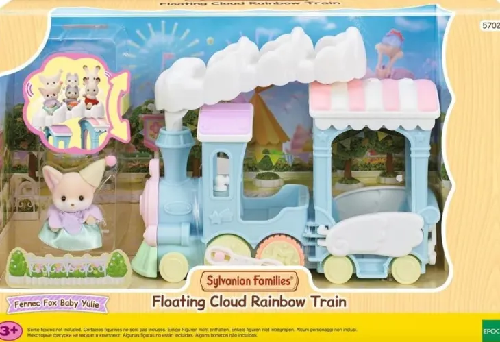 Sylvanian families keinuva sateenkaari
