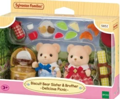 Sylvanian families keksikarhusisarusten piknik