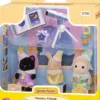 Sylvanian families kolmoset yökylässä