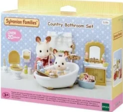 Sylvanian families maalaiskylpyhuonesett