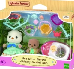 Sylvanian families saukko sisarukset snorkkelisetti