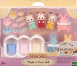 Sylvanian families suklaapupukolmosten hoitosetti