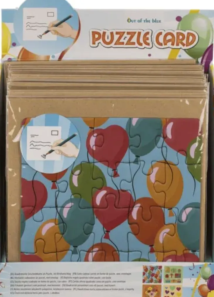 Syntymäpäivä palapeli onnittelukortti