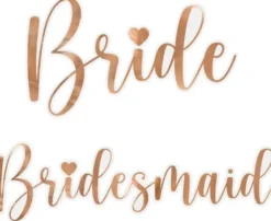 Tarrat juomalaseihin bride-bridesmaid