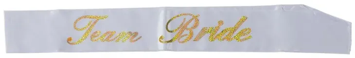 Team bride olkanauha glitter kulta