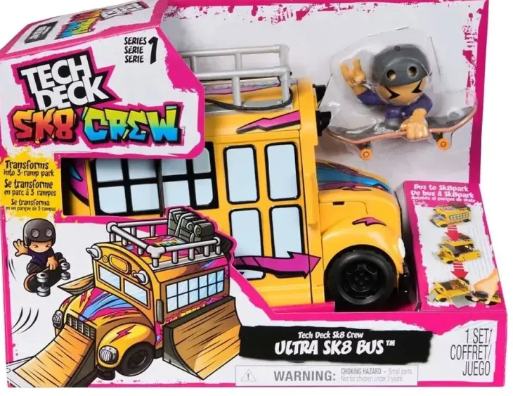 Tech deck sk8 crew transforming playset