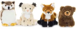 Teddy kompaniet metsän eläin pehmo 12cm