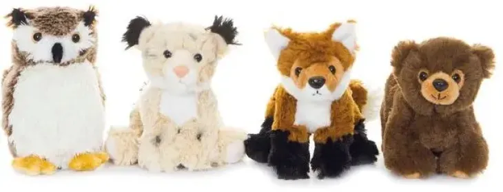 Teddy kompaniet metsän eläin pehmo 12cm