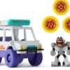 Teen titans go! pizza-auto ja hahmo