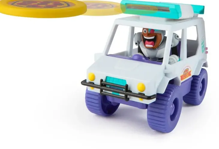 Teen titans go! pizza-auto ja hahmo