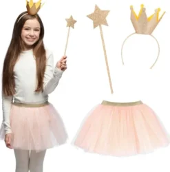 Tiara hame taikasauva setti