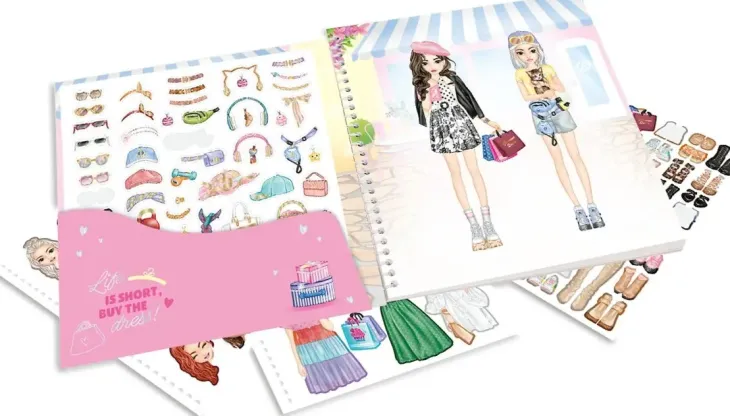 Topmodel dress me up tarrakirja shoppin