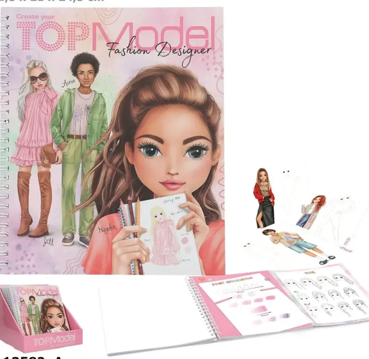 Topmodel fashion suunnittelukirja