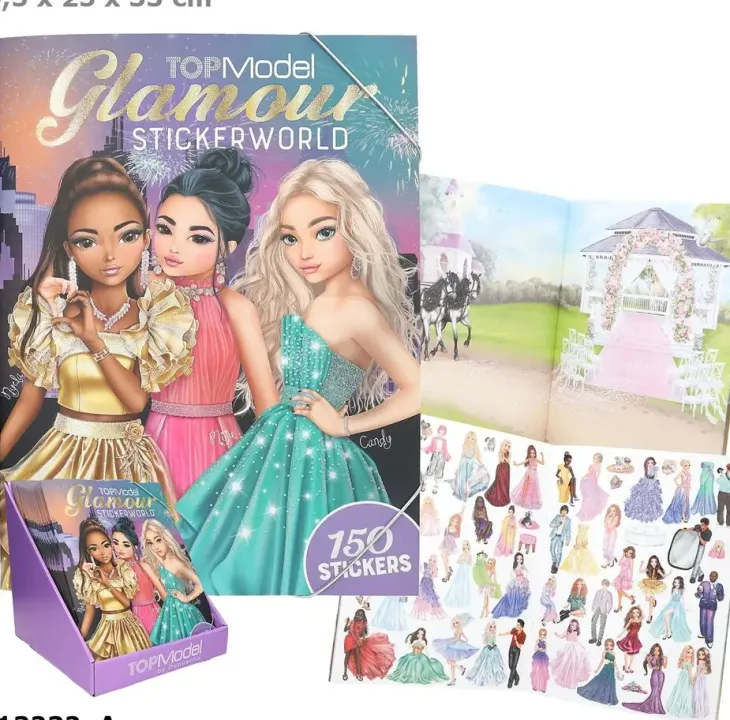 Topmodel glamour stickerworld