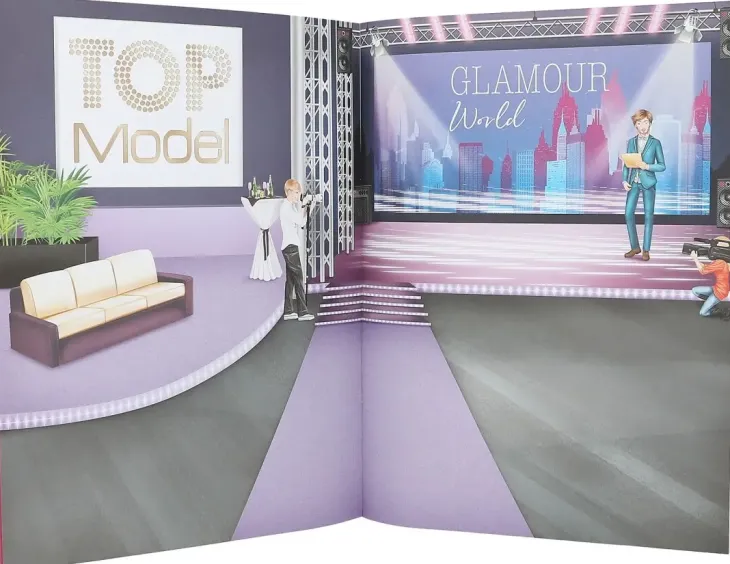 Topmodel glamour stickerworld