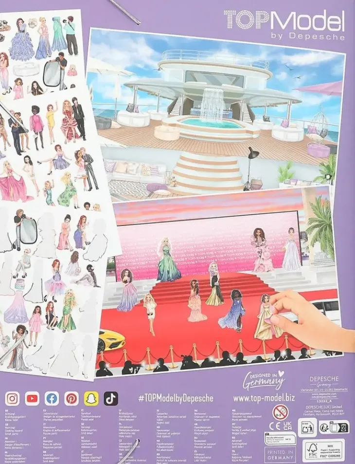 Topmodel glamour stickerworld