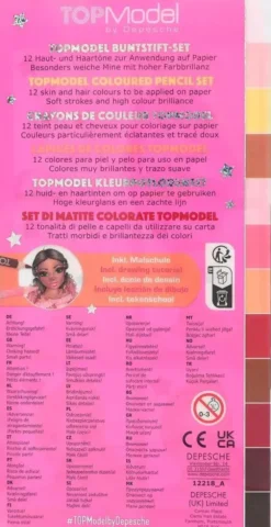 Topmodel puuvärikynät iho & hiukset