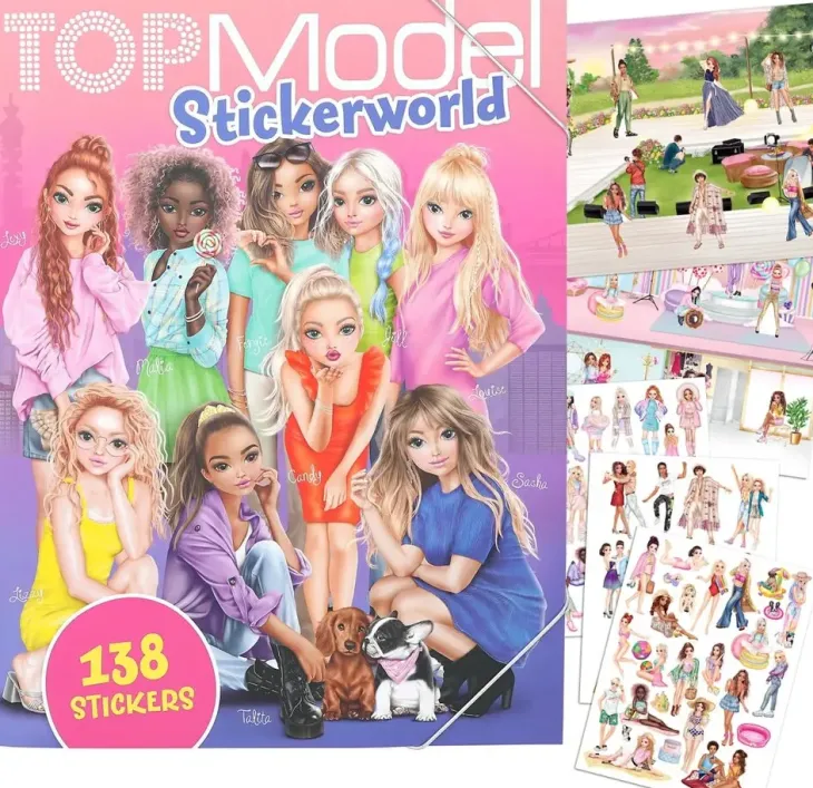 Topmodel stickerworld