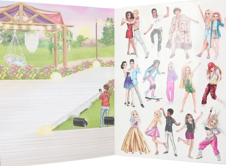 Topmodel stickerworld