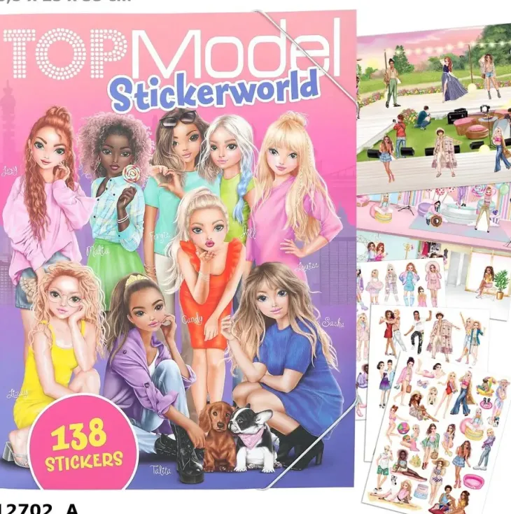 Topmodel stickerworld
