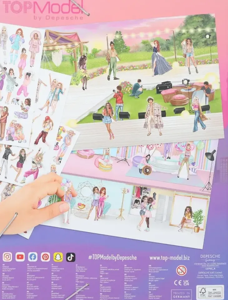 Topmodel stickerworld