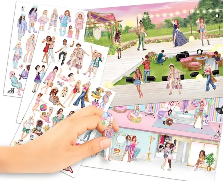 Topmodel stickerworld