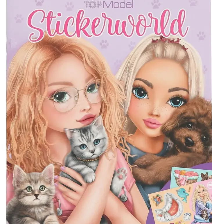 Topmodel stickerworld kitty anddogg
