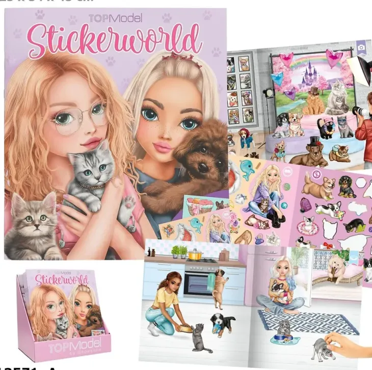 Topmodel stickerworld kitty anddogg