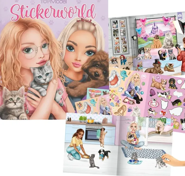 Topmodel stickerworld kitty anddogg