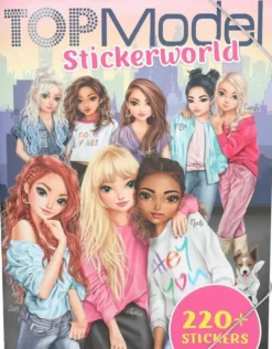 Topmodel stickerworld tarrakirja