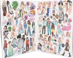 Topmodel stickerworld tarrakirja