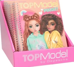 Topmodel taskuvärityskirja nyela & lexy